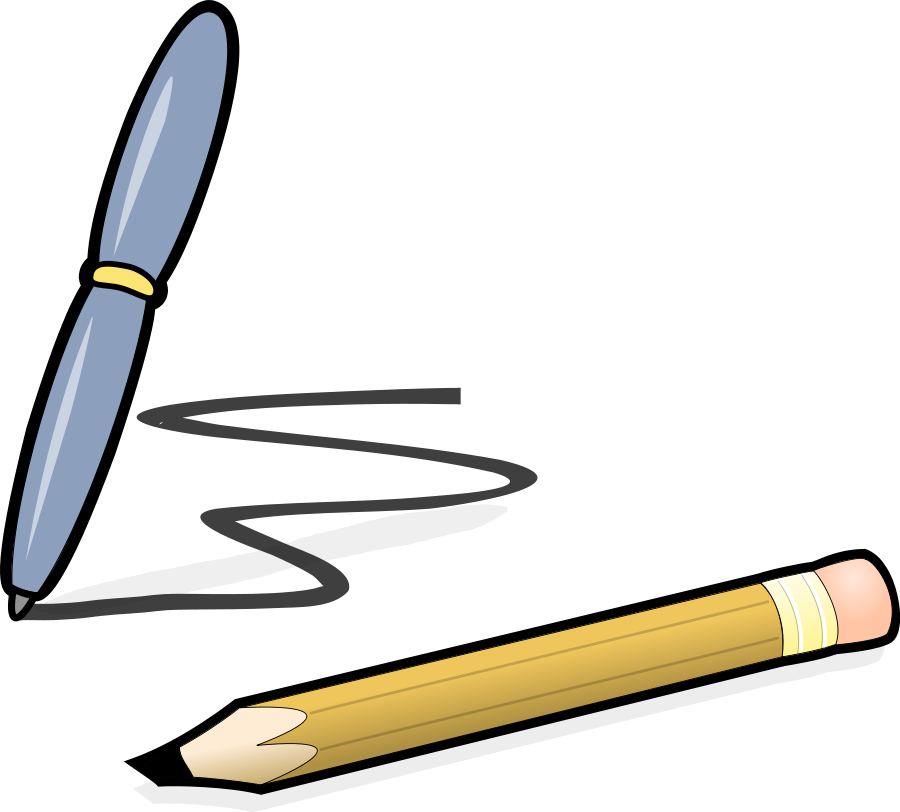 pen  pencil Clipart, vector clip art online, royalty free design 