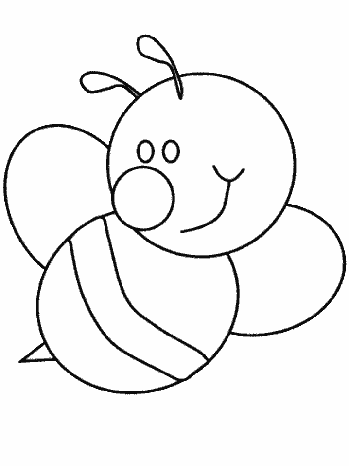 Printable Bumble Bee Template - Clipart library