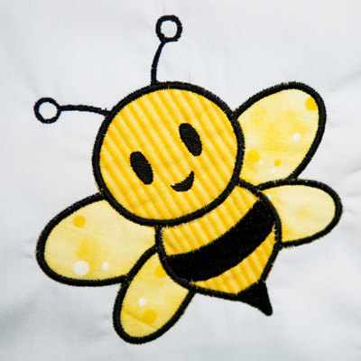 Items similar to Bumble Bee Applique Machine Embroidery Pattern 