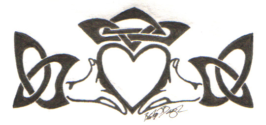 Claddagh Tattoos, Designs And Ideas : Page 12