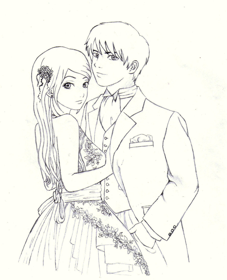 Featured image of post The Best 19 Anime Couple Love Cute Easy Drawings