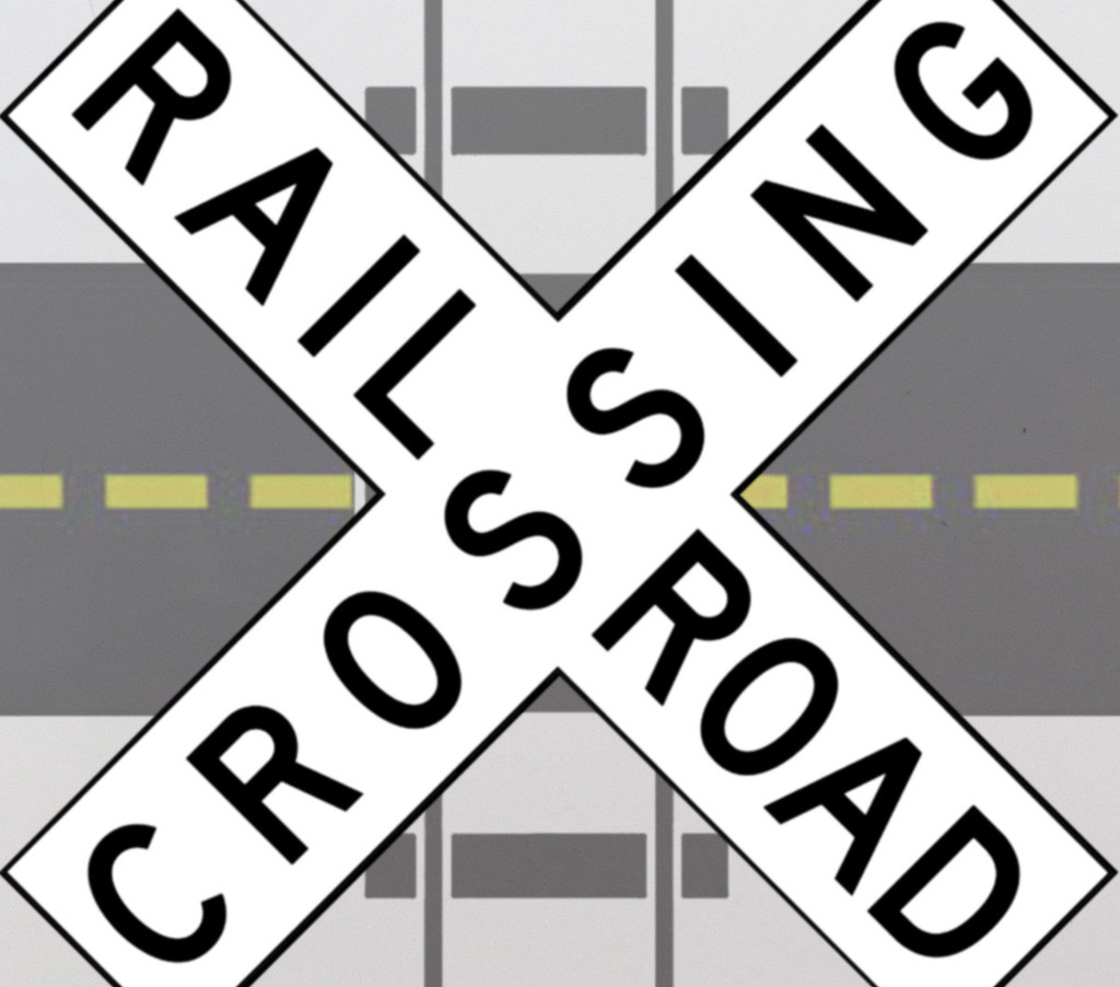 Railroad Crossing Traffic Sign