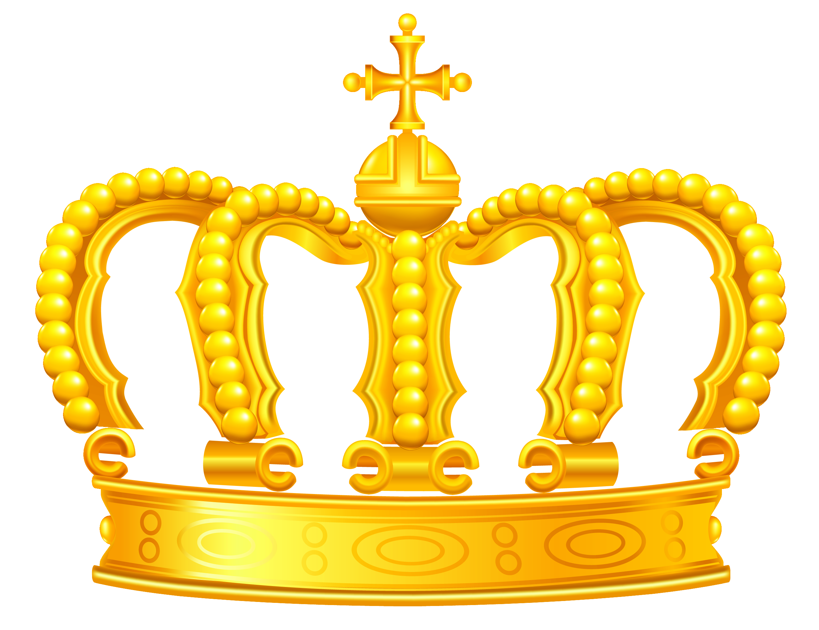 Gold Crown PNG Clipart