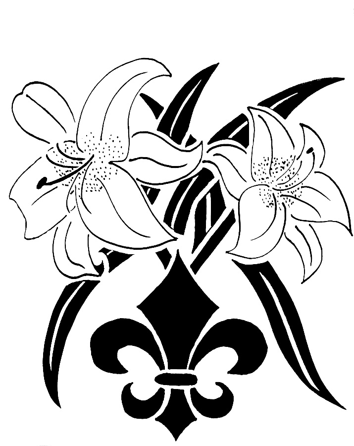 Clipart library: More Artists Like Lys Flower Tribal by arielyiningloh