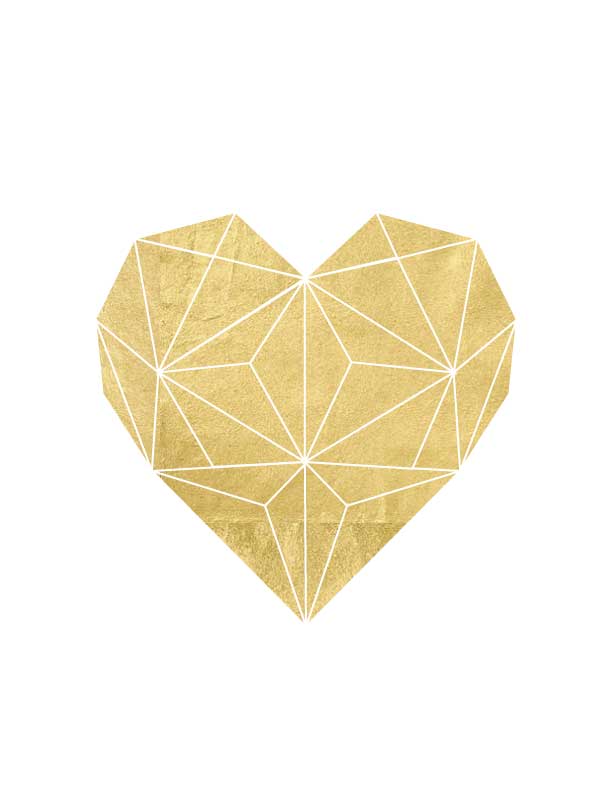 gold heart clip art free - photo #49