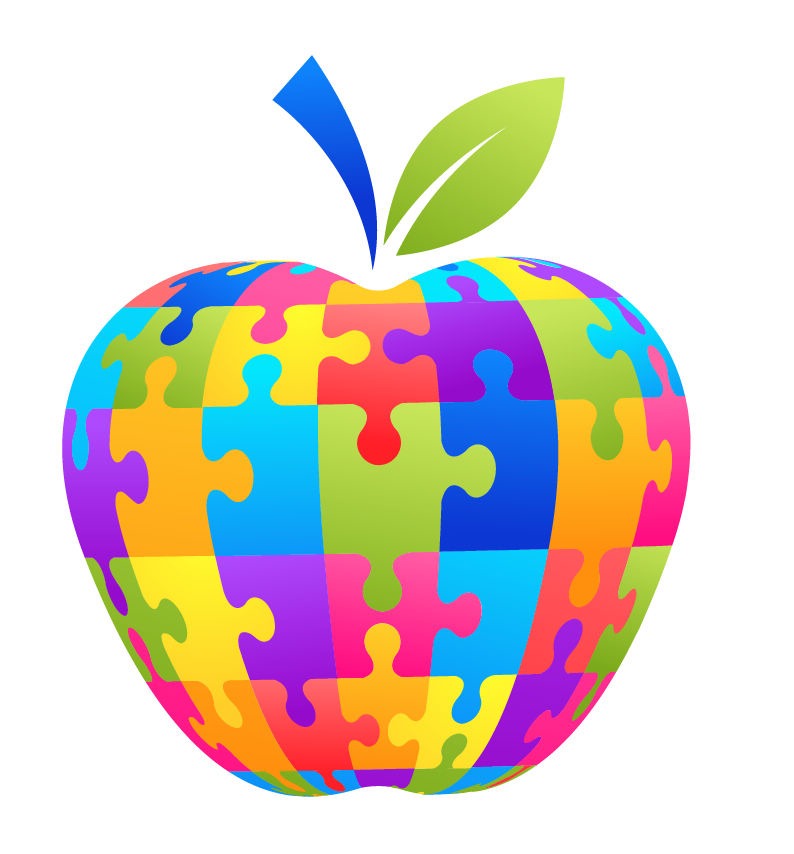 Apple Puzzle Vector Illustration | Free Vector Graphics | All Free 