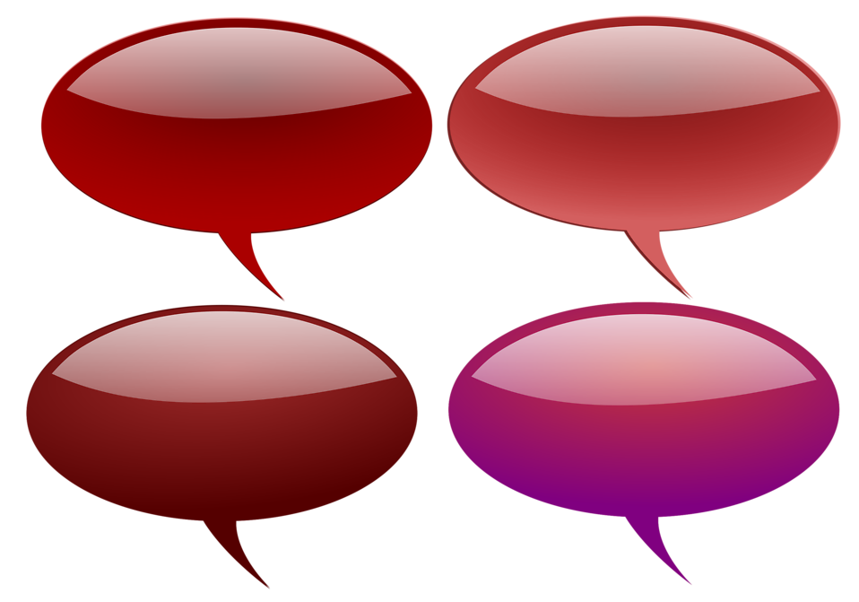 Free Stock Photos | Collection of glossy speech bubbles | # 15784 