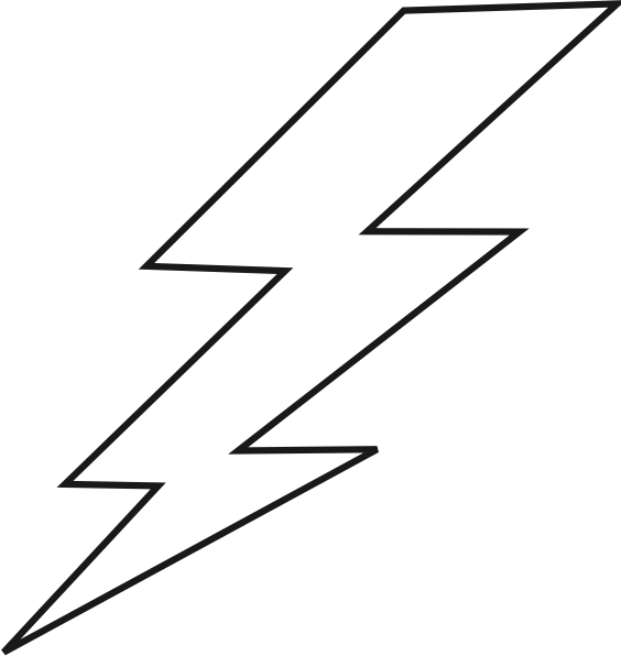Free Lightning Bolt Outline Download Free Clip Art Free Clip Art On Clipart Library