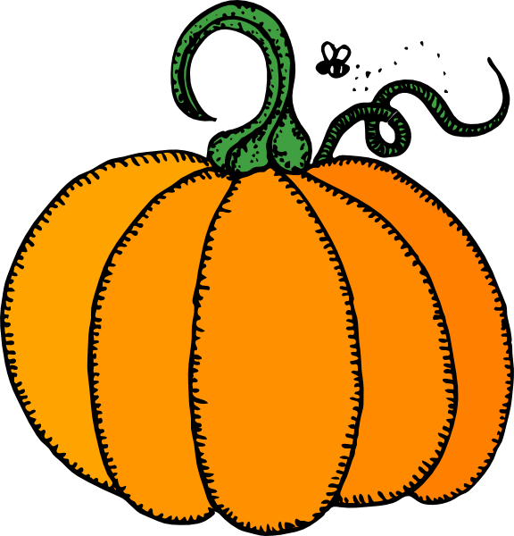 Pumpkin clip art - vector clip art online, royalty free  public 