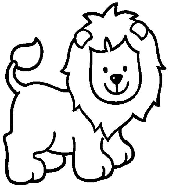 colouring pages of lion - Clip Art Library