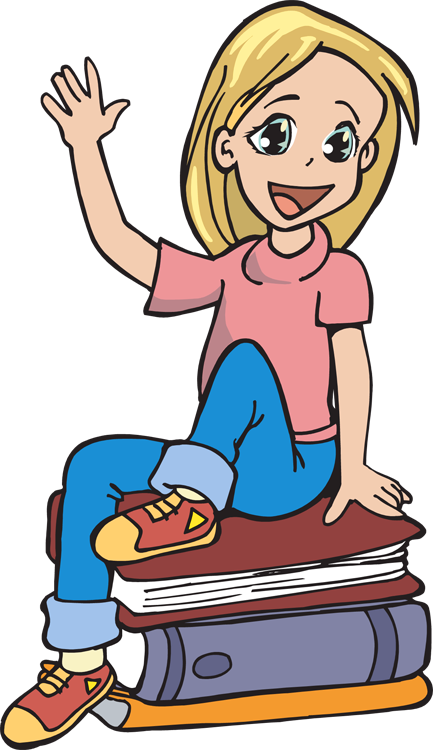 girl with books free clip art - photo #49