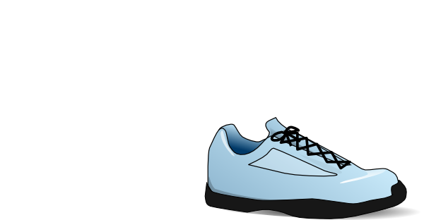 Tennis Shoe clip art - vector clip art online, royalty free 