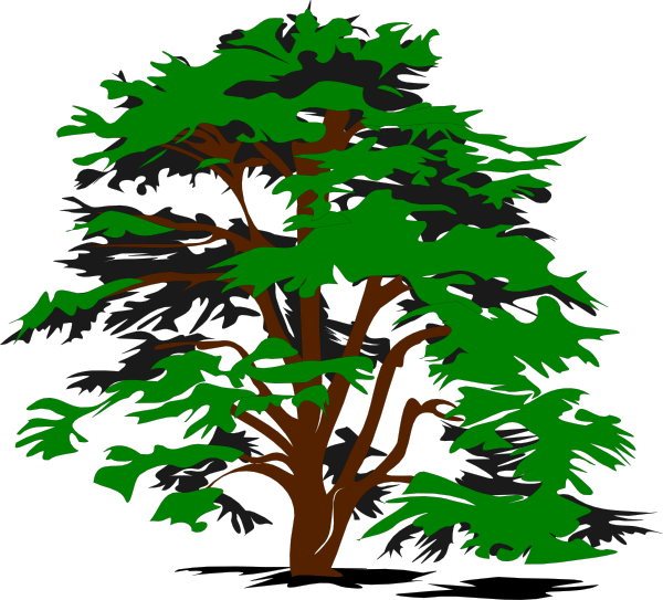 Simple Tree clip art - vector clip art online, royalty free 