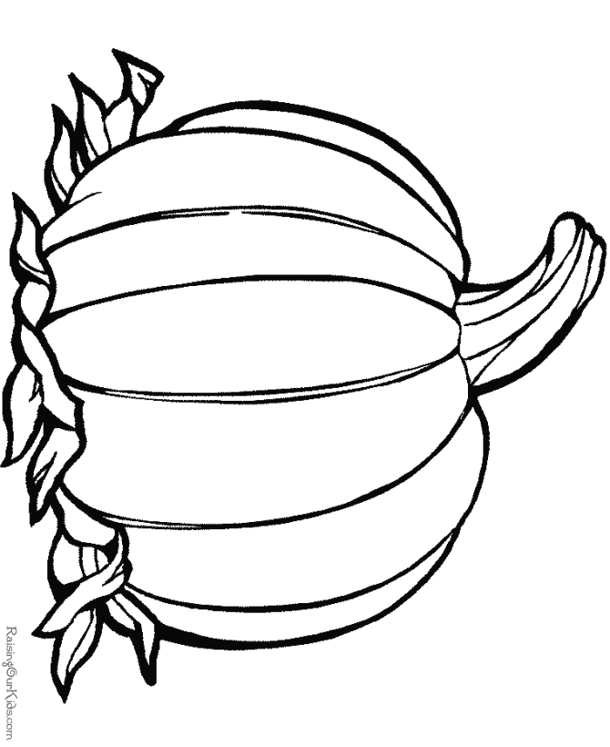 Free printable Thanksgiving food coloring pages 004