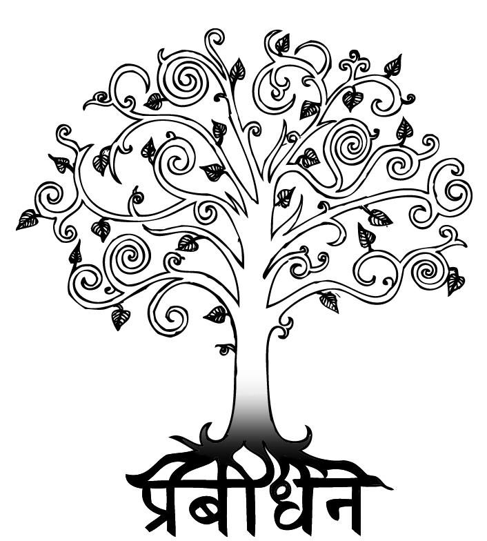 bodhi tree clipart black and white - Clip Art Library