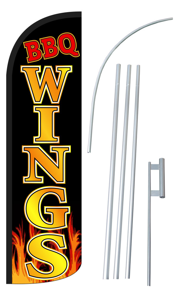 BBQ Wings Jumbo Swooper Flag Bundleby NEOPLex $85.95
