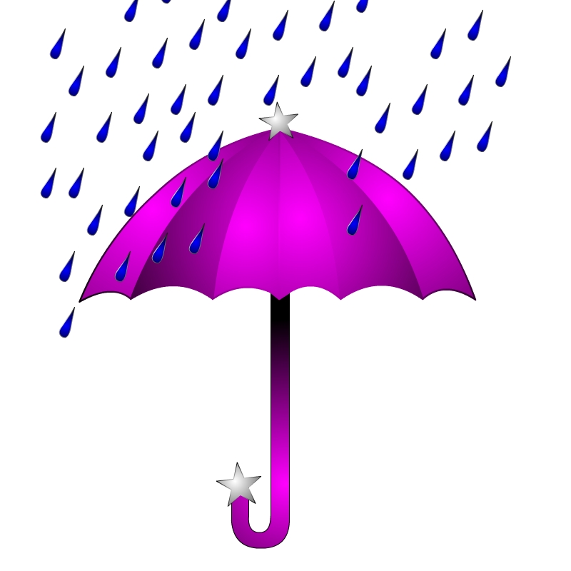 April Umbrella Clipart
