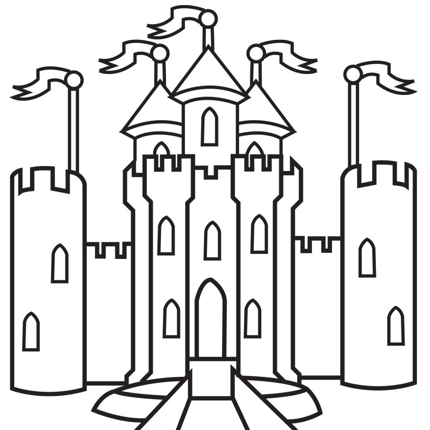 Free Disney Castle Outline, Download Free Clip Art, Free Clip Art on Clipart Library