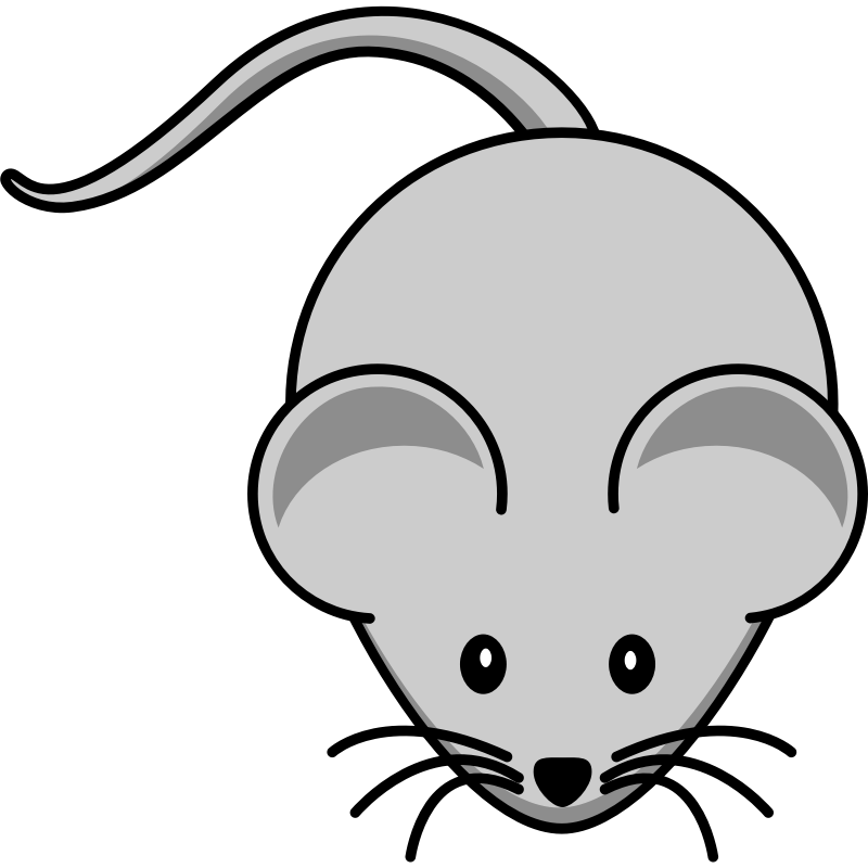 Clipart - Simple cartoon mouse