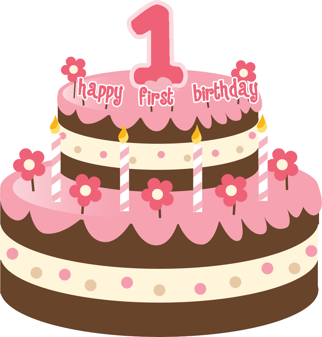 Images For  1st Birthday Cake Png