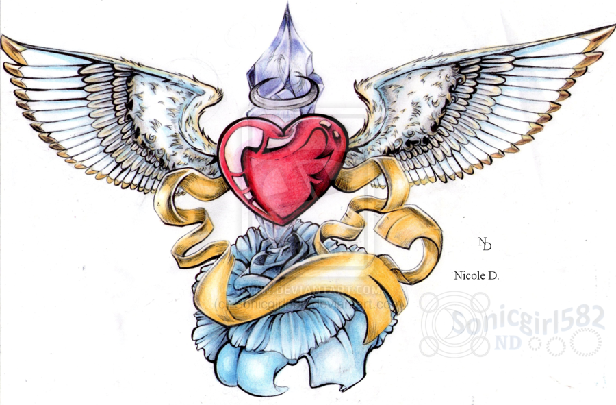 Winged Heart Tattoos Tattoo Images Matching Tattoo.