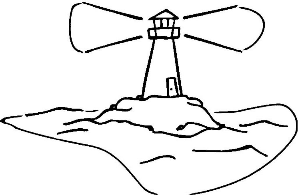Lighthouse Coloring Pages - Free Coloring Pages For KidsFree 