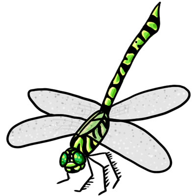 50 FREE Dragonfly Clip Art 22