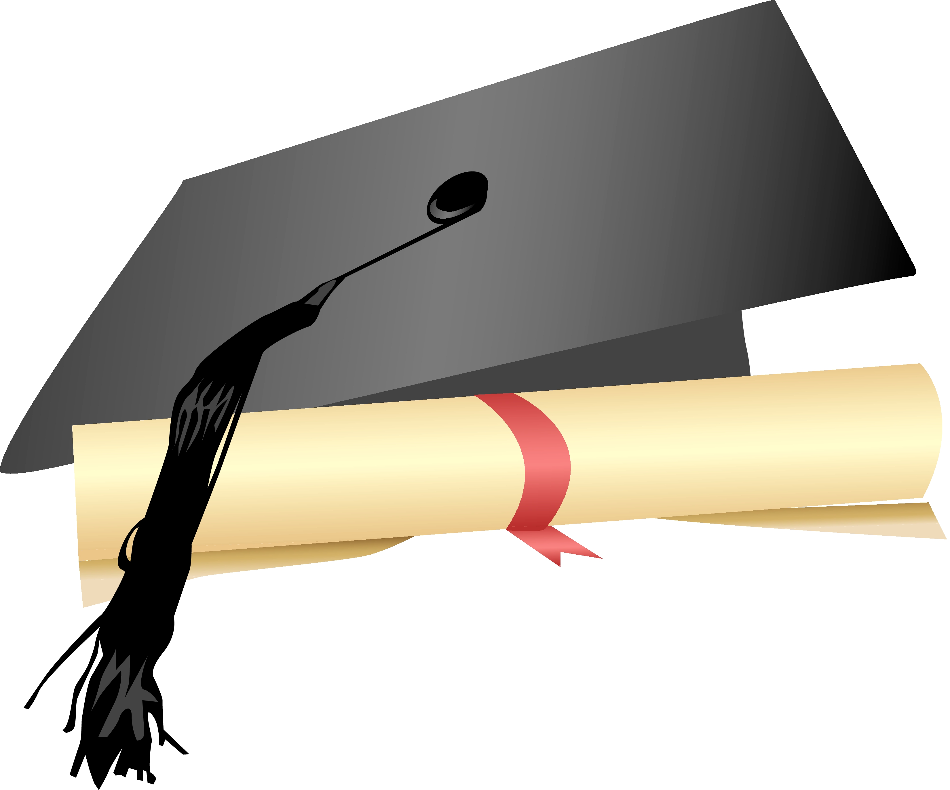 Graduation Cap And Diploma 