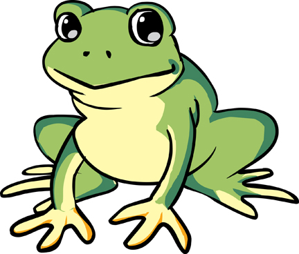 Cute Cartoon Frog 