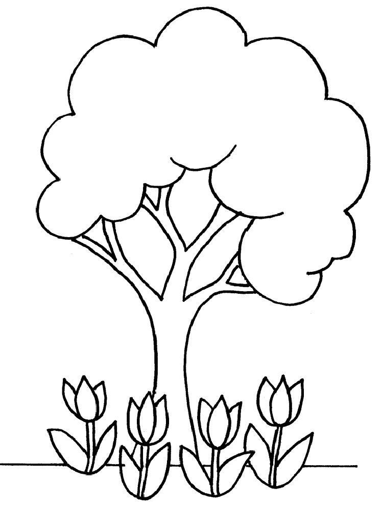 Coloring Pages Of Tree - AZ Coloring Pages