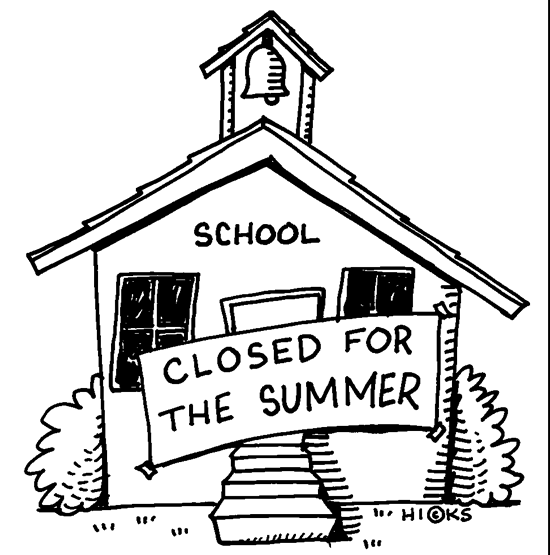 school closed for summer - Clip Art Gallery