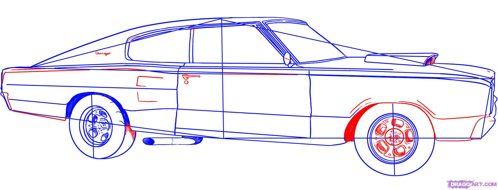 Car Drawings Step By Step | Pictures of Car