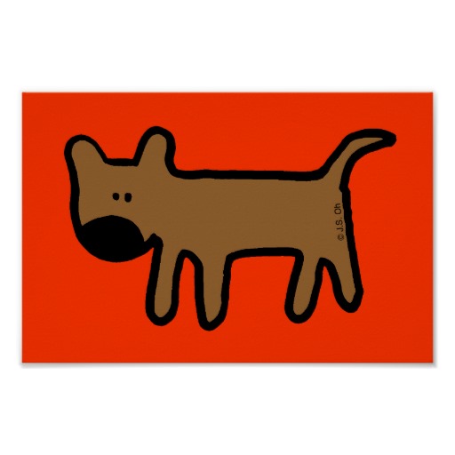 Cartoon Brown Posters, Cartoon Brown Prints, Art Prints, Poster