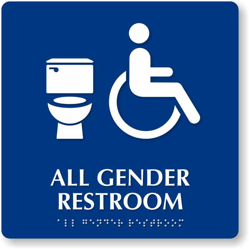 All Gender Restroom Signs