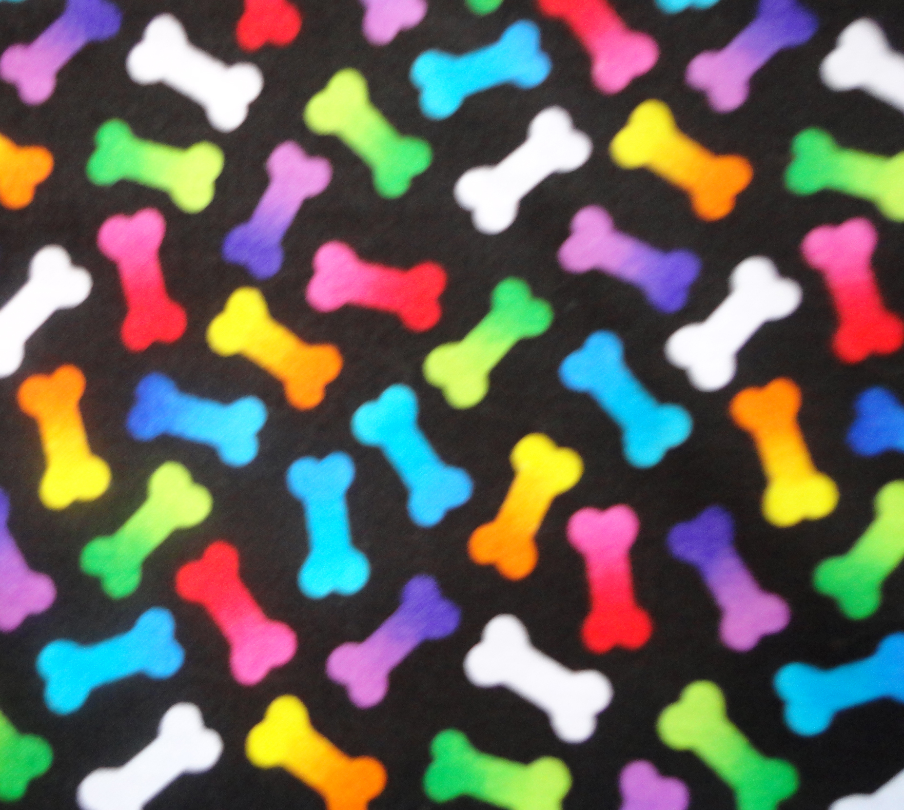 Colorful Dog Bones Bandanna | Bark-Riffic