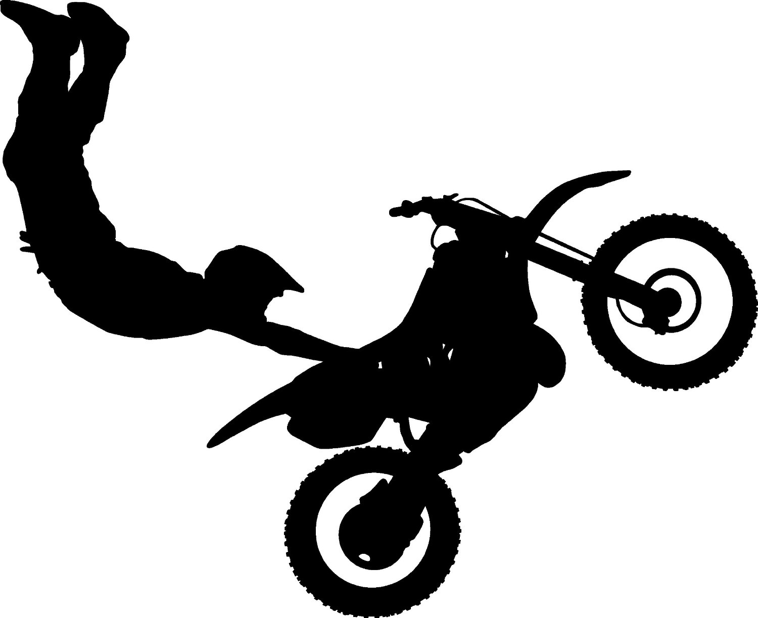  - TheVinylGuru - Motocross Wall Decal Sticker - Dirt 