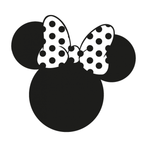 Minnie Mouse Silhouette Template - Clipart library