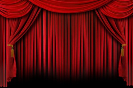 Free animated theater curtains