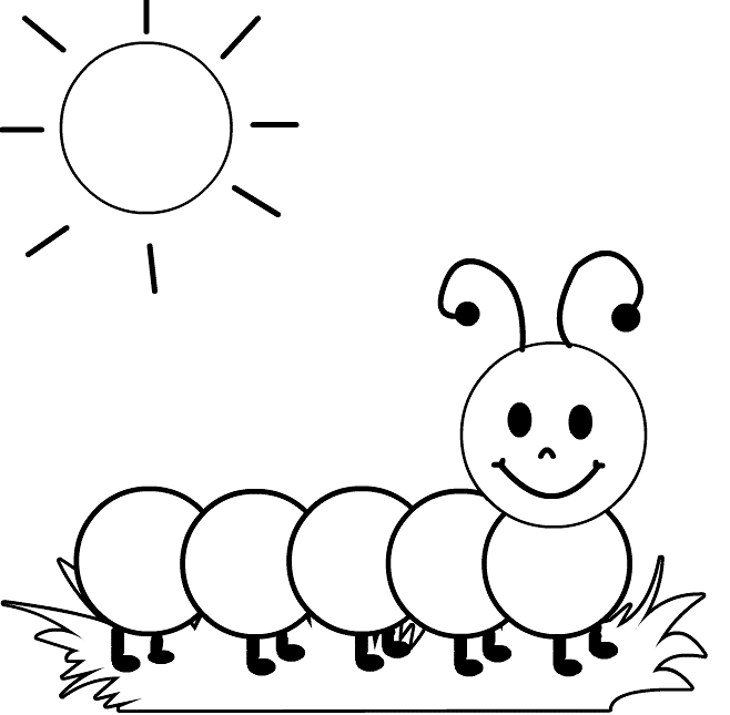 Caterpillar Coloring Kids | Places to Visit | Clipart library