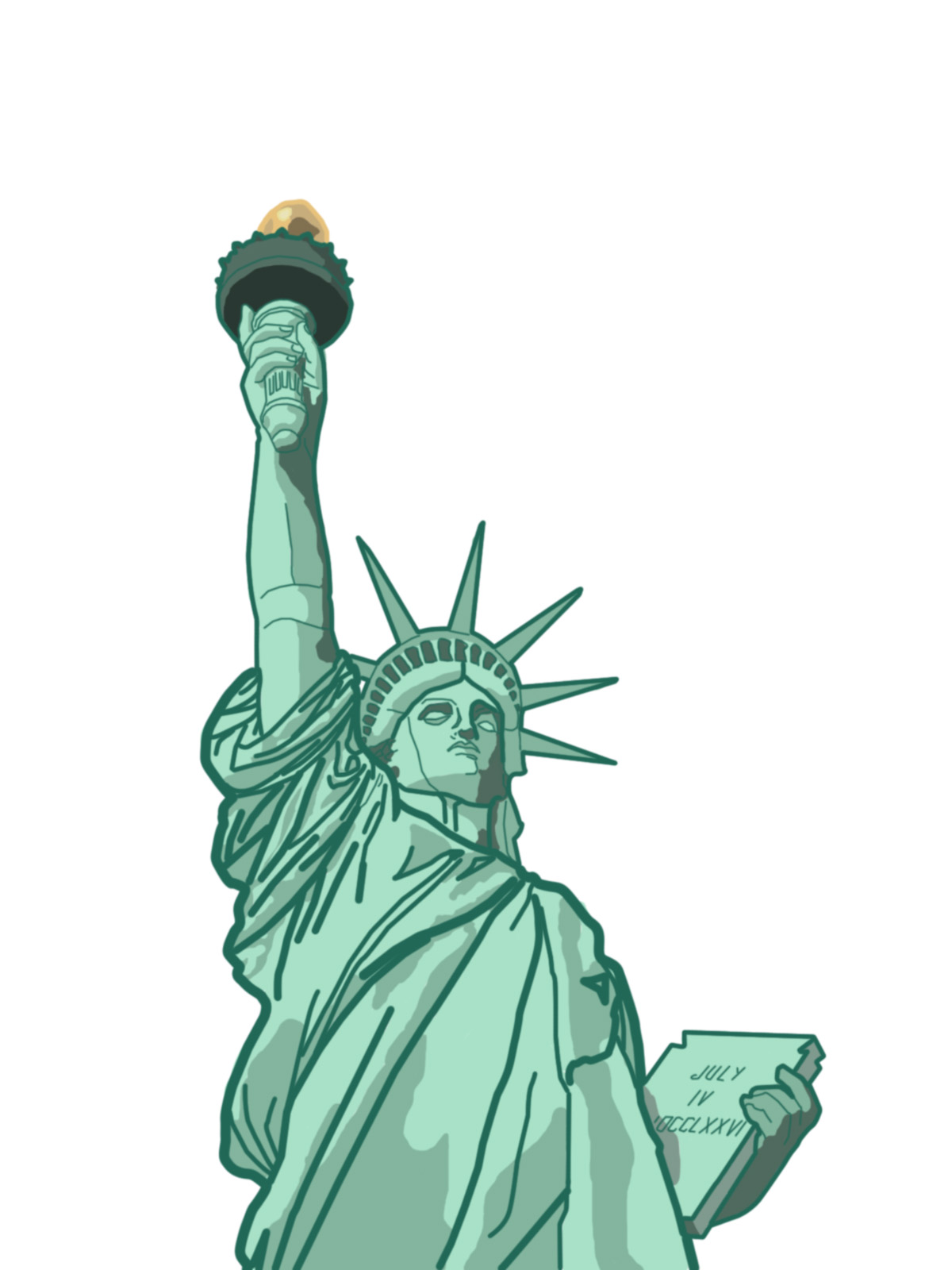 Free Statue Of Liberty Cartoon, Download Free Statue Of Liberty Cartoon