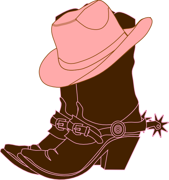 Cowgirl Boots clip art - vector clip art online, royalty free 