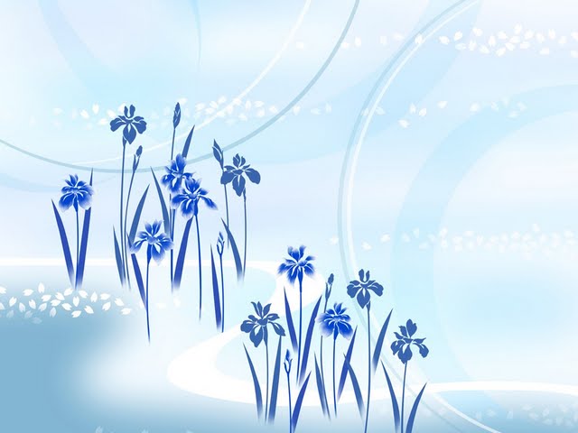 Graphic Flowers, Iris Flowers Backgr Wallpaper | Walltor