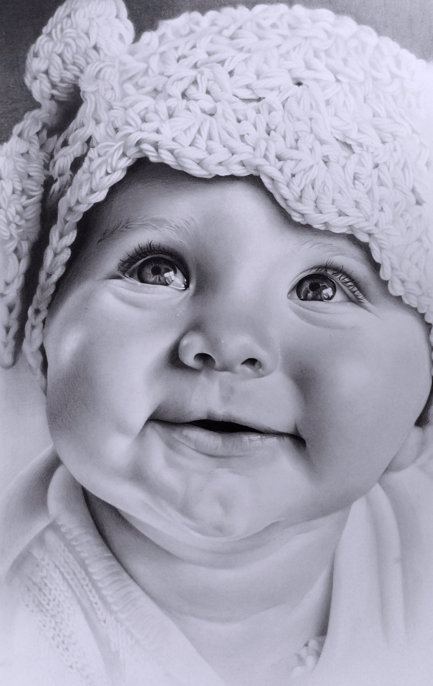 how to draw realistic baby faces