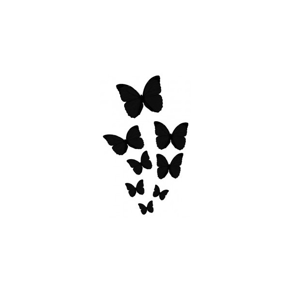 Butterfly Silhouettes - Inkwear