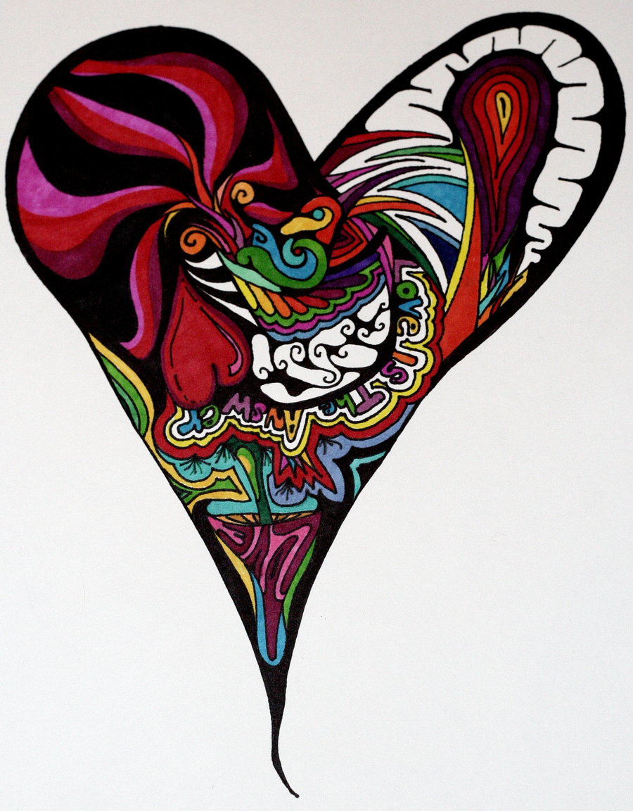 Art Heart II Canvas Wall Art by EttaVee