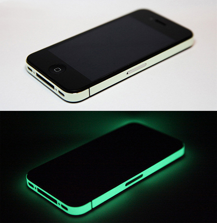 iPhone 4 Glow In The Dark Edge Vinyl Decal Wrap ? Design You Trust 
