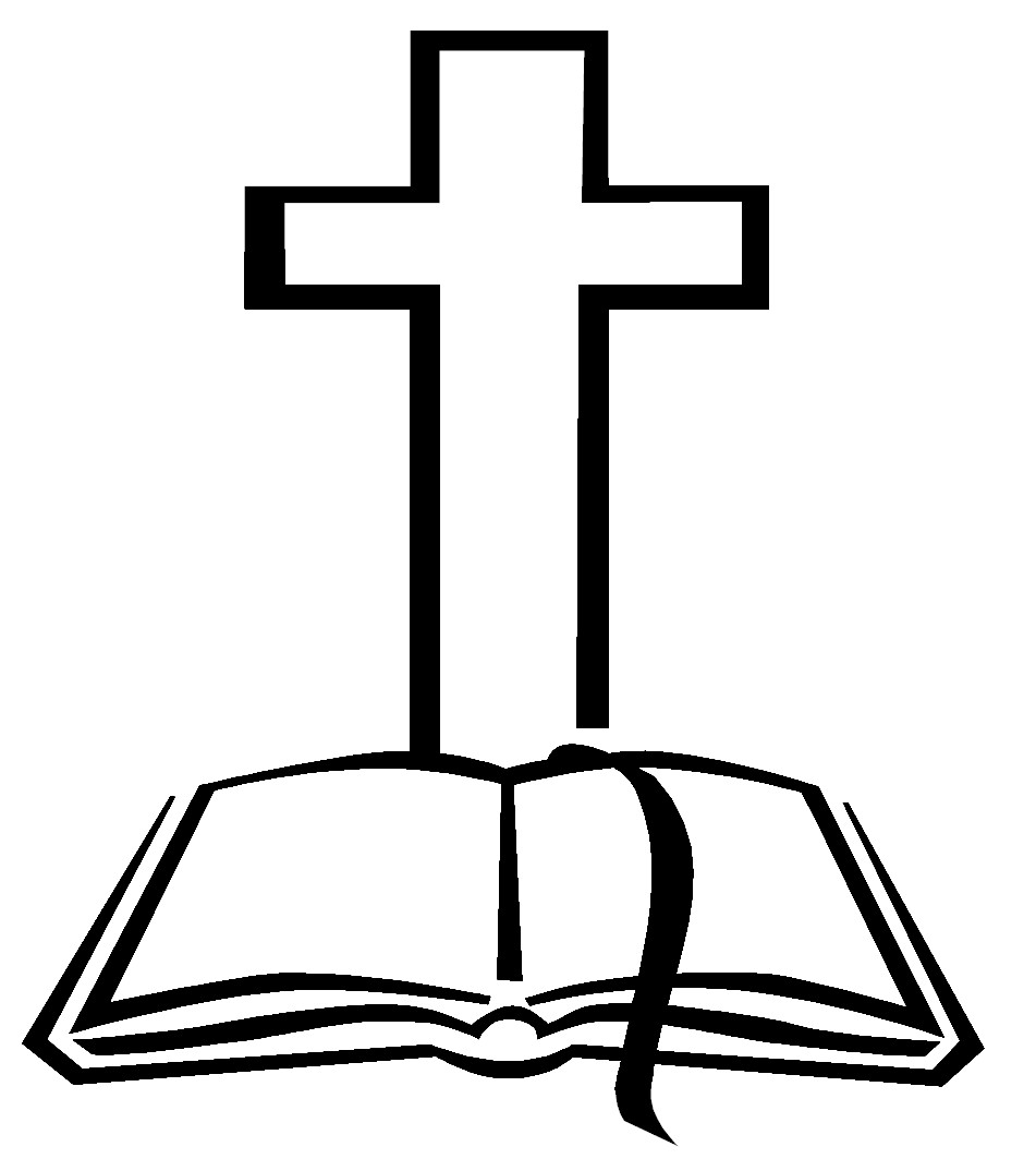 Picture Of A Bible And Cross - Clipart library