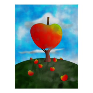 Apple Tree Art | Apple Tree Paintings  Framed Artwork by Apple 