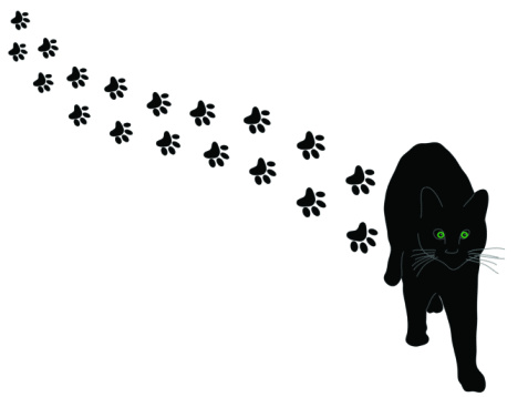 Cat Paw Prints - Clipart library