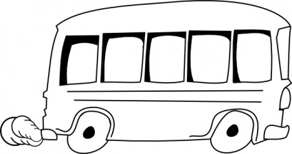 school-bus-outline-clip-art - Clipart library - Clipart library